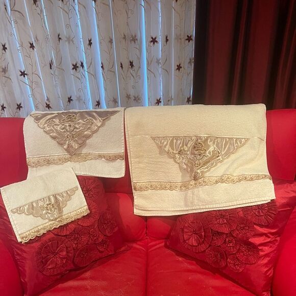 3 pcs Towel set(100% cotton) - Picture 2 of 14